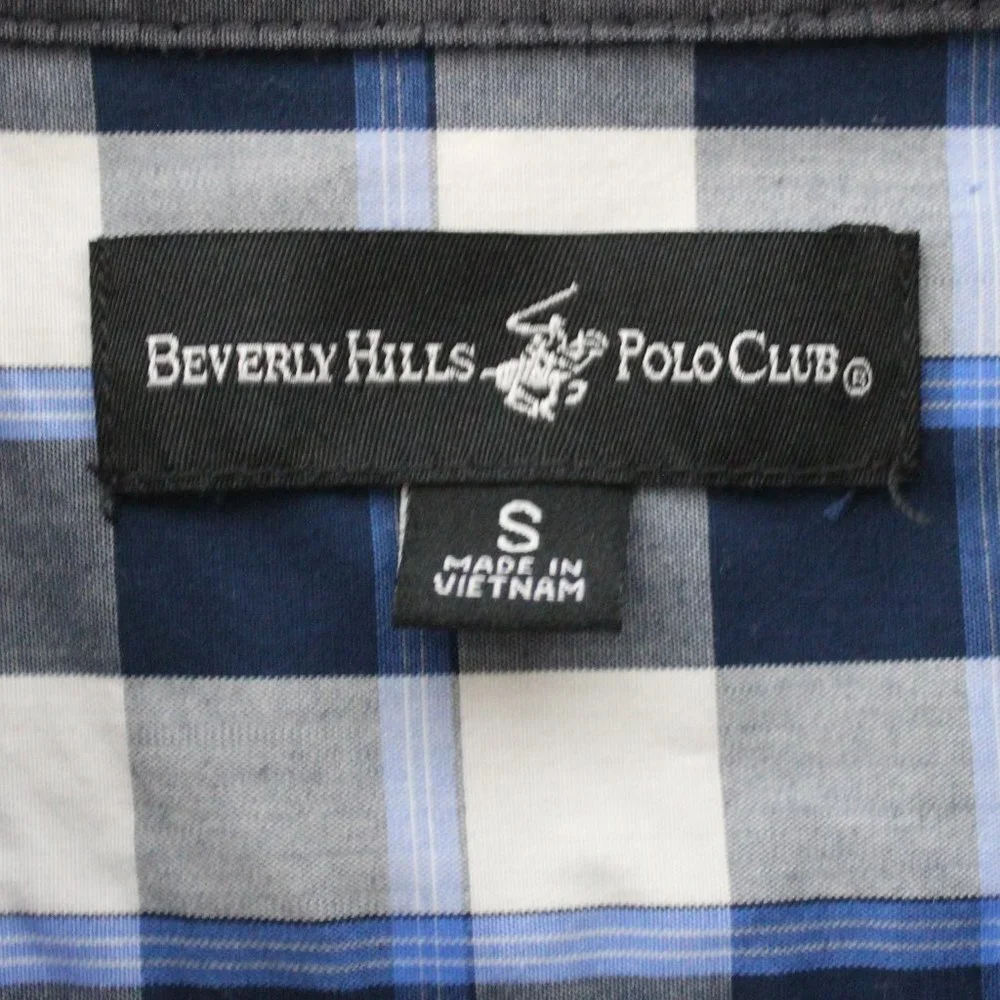 Boy's Beverly Hills Polo Club Plaid Button-Down